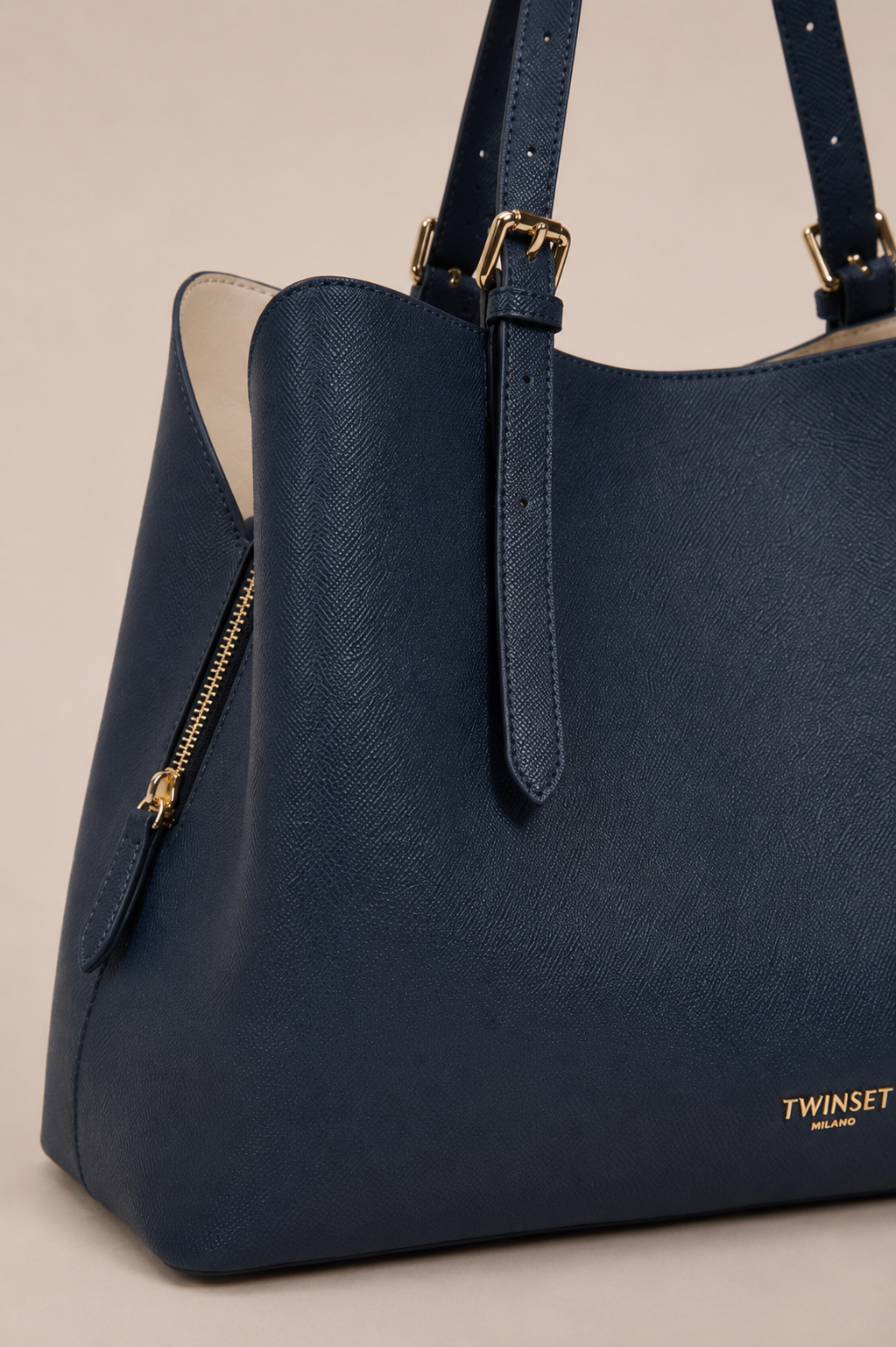 Borsa a Mano Piccola con Tracolla Regolabile - Blu