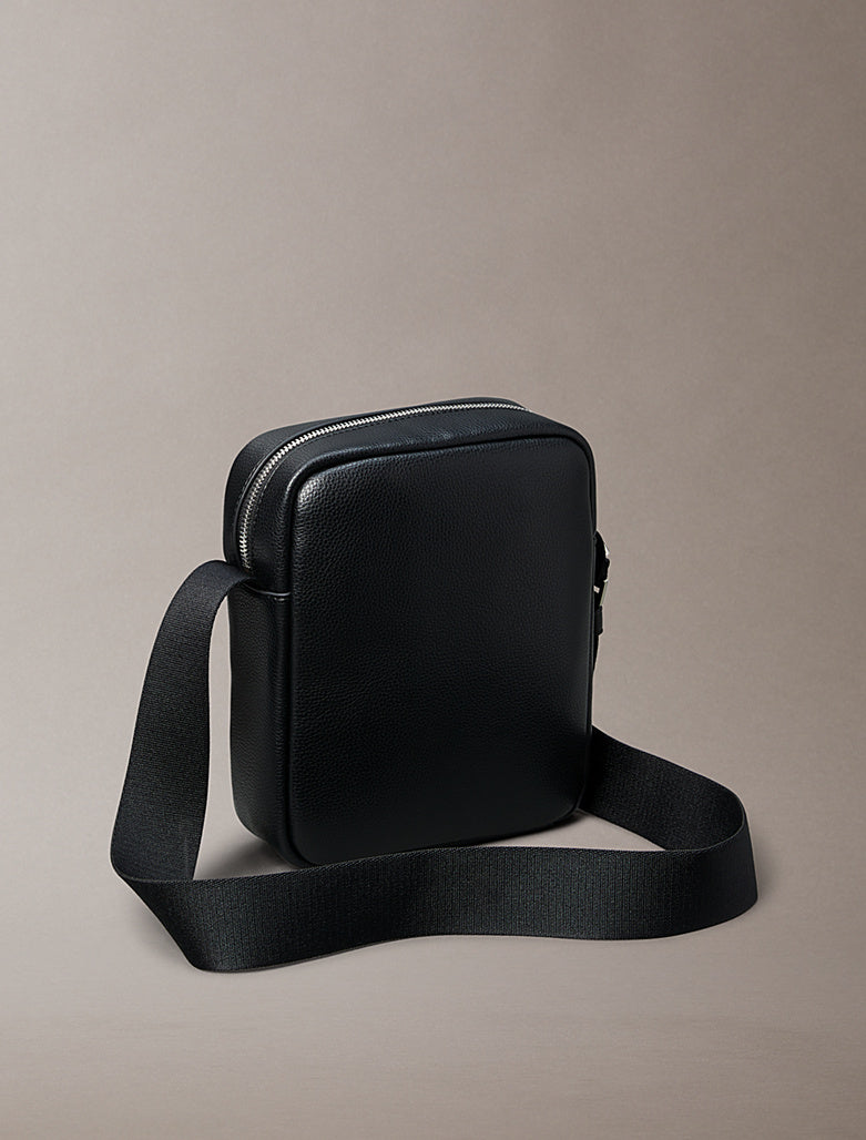 Borsa Reporter Micro Martellata - Black