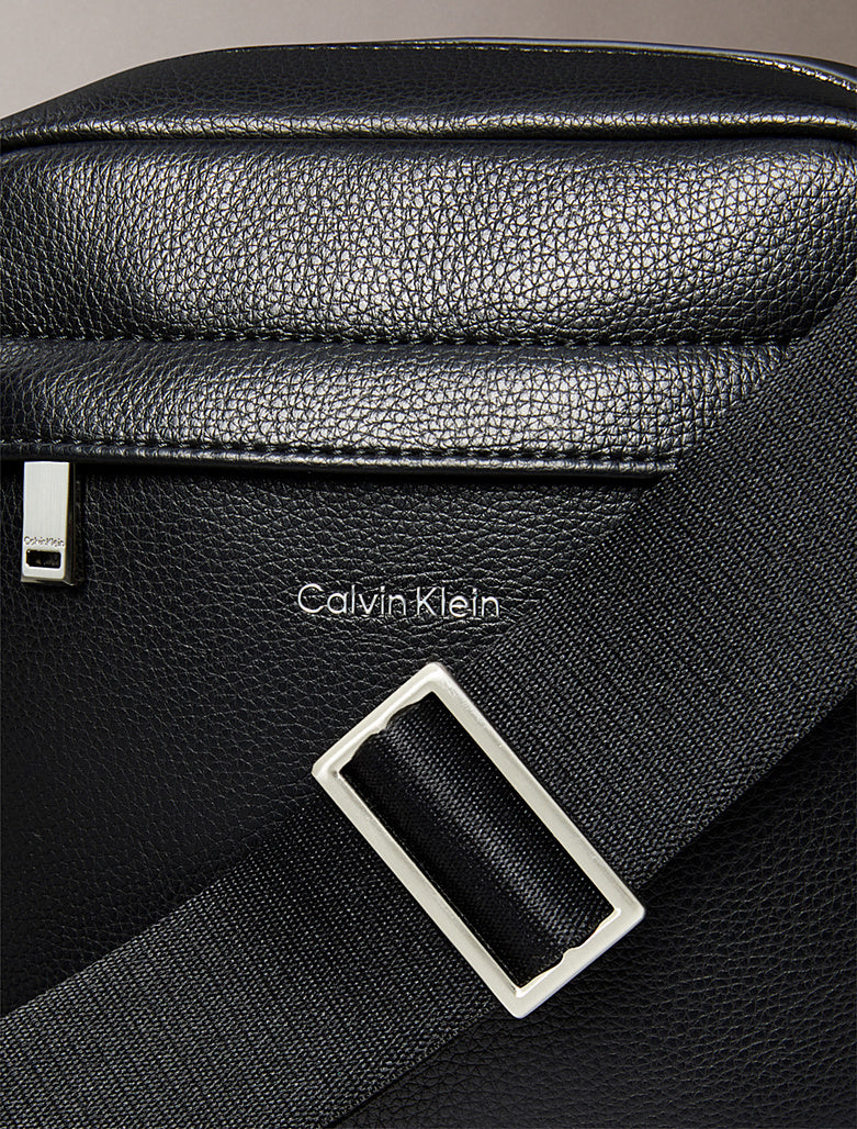 Borsa Reporter Micro Martellata - Black