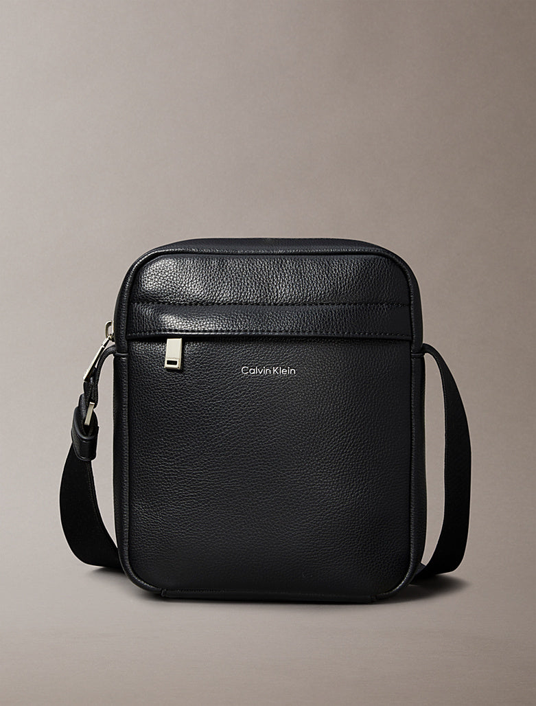 Borsa Reporter Micro Martellata - Black